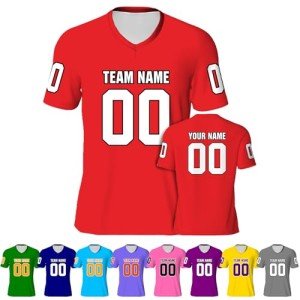 Custom Football Jersey for Men Women Personalized Stitched TeamName Number Football Uniform Customized Sport Shirt Fans Gift