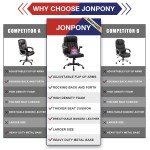 JONPONY Big and Tall Ergonomic Office Chair