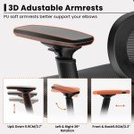 High Back Ergonomic Office Chair with Lumbar Support