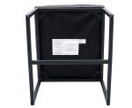 Stylish Black PU Leather Dining Chairs - Set of 2