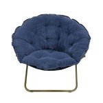 Kids & Teens Corduroy Saucer Chair - Washed Indigo