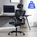 Ergonomic High Back Mesh Office Chair - Black