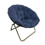 Kids & Teens Corduroy Saucer Chair - Washed Indigo