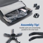 Mid-Back Office Chair for Flag Football Coaches