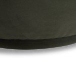 Olive Velvet Swivel Chair for Flag Football Fans