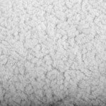 Kids’ White Faux Shearling Saucer Chair