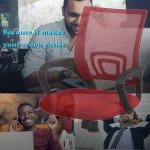 Comfortable Ergonomic Mesh Desk Chair for Flag Football
