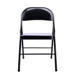Black Folding Chair for Flag Football Games