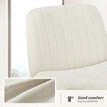 Comfy Armless Home Office Desk Chair