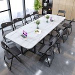 4-Pack Foldable Black Chairs for Flag Football