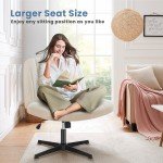 Comfy Armless Home Office Desk Chair