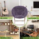 Cozy X-Large Faux Fur Folding Chair Set