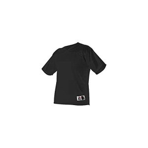 Alleson Athletic Men's Standard Adult Fanwear Football Jersey, Black, M