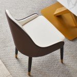 Stylish PU Leather Dining Chair Set of 2