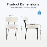 Mid Century Modern Flag Football Dining Chairs - Set of 2