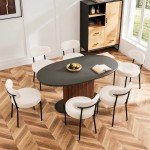 Mid Century Modern Flag Football Dining Chairs - Set of 2