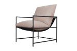 Oatmeal Sling Accent Chair for Flag Football Fans