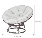 Papasan Chair for Outdoor Flag Football Hangouts