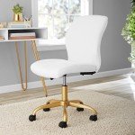 Soft Velvet Flag Football Chair, White
