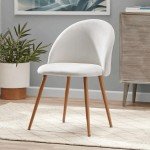 Stylish Cream White Chair for Flag Football Fans