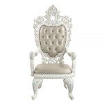 ACME Vanaheim Arm Chairs - Beige Leather Set