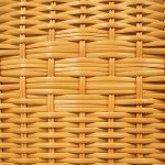 Beige Stackable Rattan Patio Chairs - Set of 2