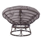 Charcoal Gray Papasan Chair for Flag Football Fun