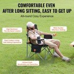 Portable Heavy Duty Flag Football Camping Chair