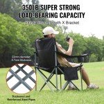 Portable Heavy Duty Flag Football Camping Chair
