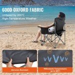 Portable Heavy Duty Flag Football Camping Chair