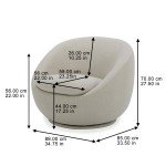 Comfortable Mira Swivel Chair for Flag Football Fun