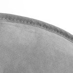 Super Soft Gray Microsuede Saucer Chair 30