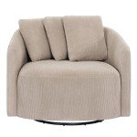 Drew Barrymore Fawn Cord Flag Football Chair