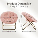 Pink EDX Steel Folding Chair for Flag Football