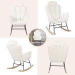 Cozy Rocking Chair for Living Room or Bedroom