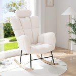 Cozy Rocking Chair for Living Room or Bedroom