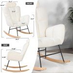 Cozy Rocking Chair for Living Room or Bedroom