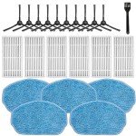 Robot Vacuum Accessory Kit: Filters, Mop Pads, Brushes