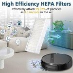 Robot Vacuum Accessory Kit: Filters, Mop Pads, Brushes