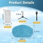 Robot Vacuum Accessory Kit: Filters, Mop Pads, Brushes