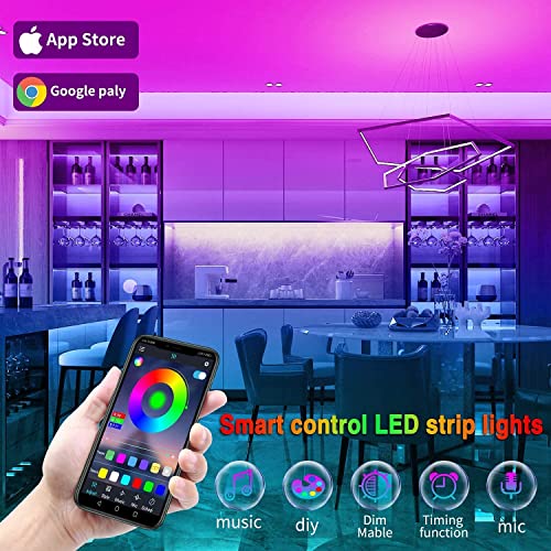 Tenmiro 100FT LED Strip Lights - 2 Rolls
