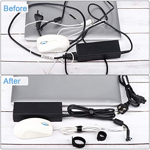 Adjustable Cable Ties and Organizers - Black