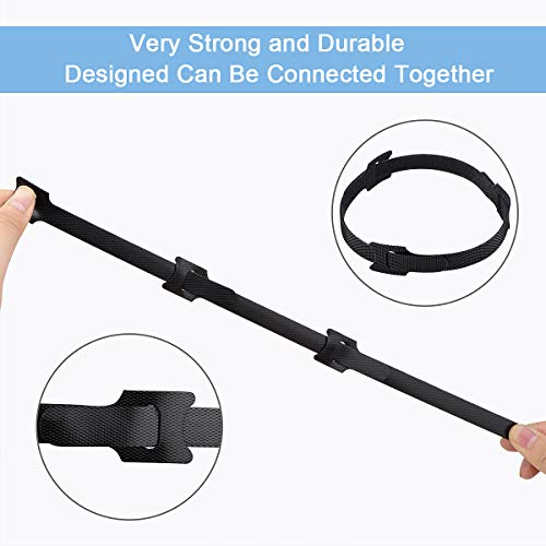 Adjustable Cable Ties and Organizers - Black