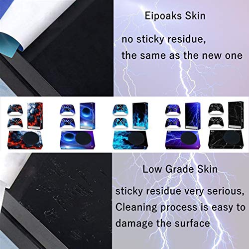 Blue Fire Vinyl Skin for Xbox Series S Console
