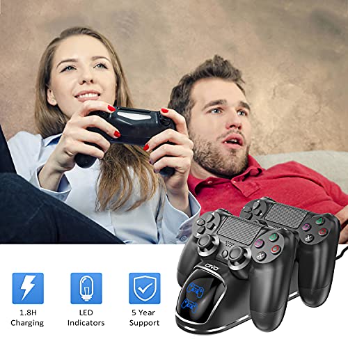 PS4 Controller Charging Station with 1.8 Hour Chip