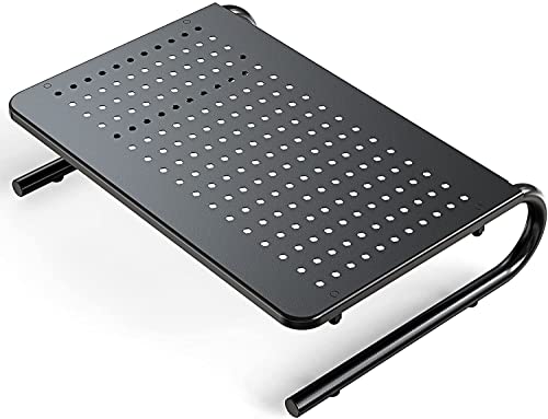 Ventilated Metal Monitor Stand for Computer & Laptop