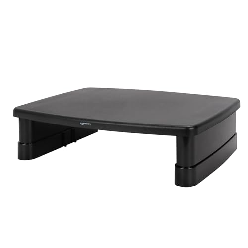 Height-Adjustable Ergonomic Monitor Riser Stand