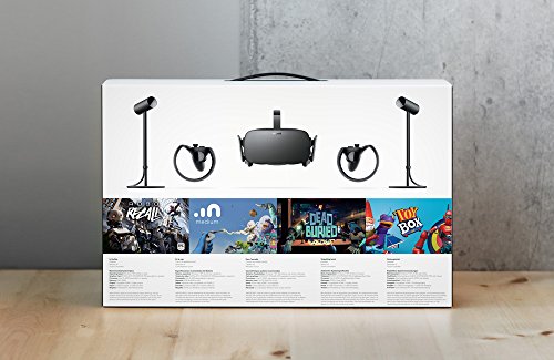 Oculus Rift VR Headset with Controllers & Sensors