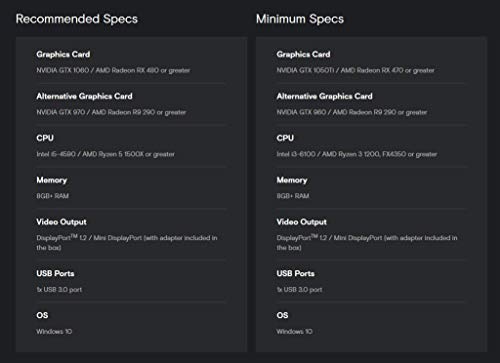 Oculus Rift S Virtual Reality Gaming System