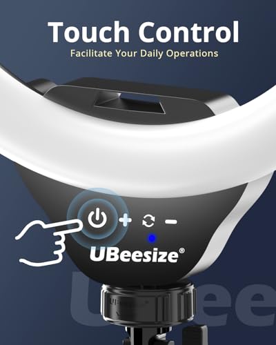 UBeesize 12'' Ring Light with Adjustable Tripod
